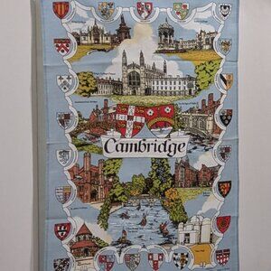 Cambridge All Cotton Tea Towel Made in Britain - New Condition